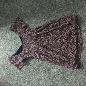 Small floral zip up dress